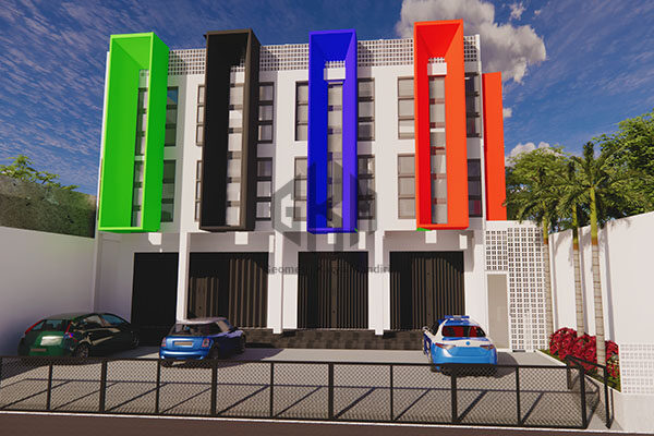 portofolio - Desain Arsitektur 3D Exterior Balikpapan - 1